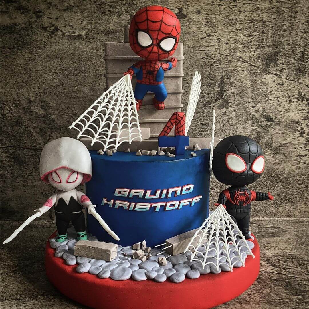 14 Amazing Spiderman Cake Ideas Perfect For A Birthday. - The Perfect