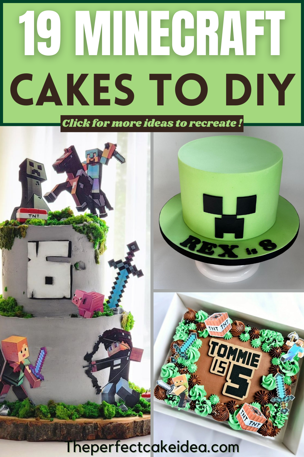 19 Minecraft Birthday Cake Ideas For A Unique Birthday Party.